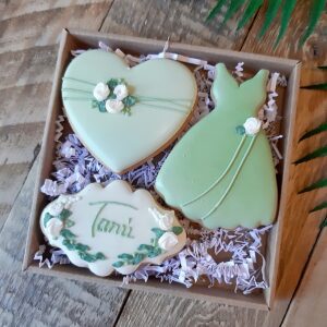 Tanú vagy koszorúslány felkérő szett - zöld